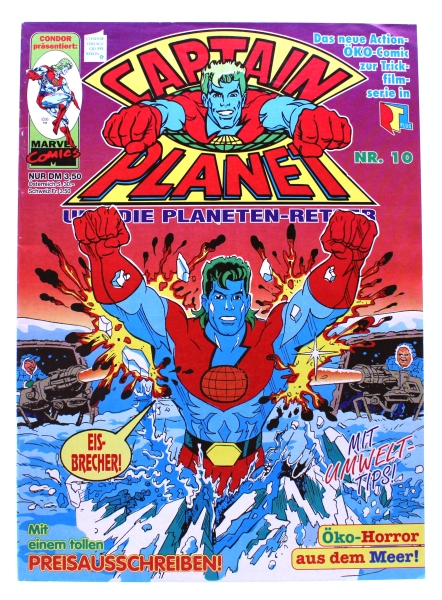 Captain Planet Comic Magazin Nr. 10: Die Monster-Katastrophe von Condor Verlag